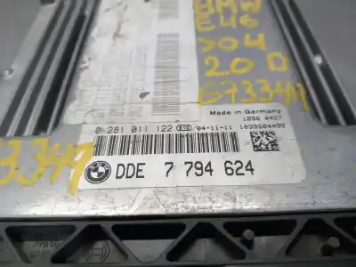 Peça sobressalente para automóvel em segunda mão centralina de motor uce por bmw 3 compact (e46) 320 td referências oem iam 7796195 0281011122