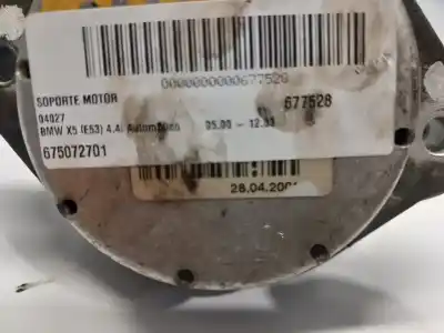 Peça sobressalente para automóvel em segunda mão suporte motor por bmw x5 (e53) 4.4i automático referências oem iam 675072701