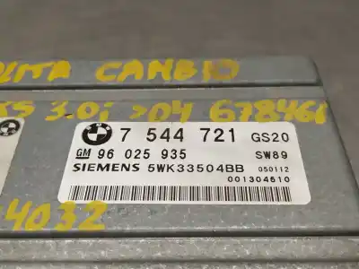 Peça sobressalente para automóvel em segunda mão unidade de controle automática da caixa de câmbio por bmw x5 (e53) 3.0i referências oem iam 7544721 96025935  n1.z2.4.3.2