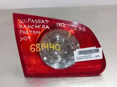 Pezzo di ricambio per auto di seconda mano luce di coda interna sinistra per volkswagen passat b6 variant (3c5) 1.9 tdi riferimenti oem iam   n1.z1.2.1.m