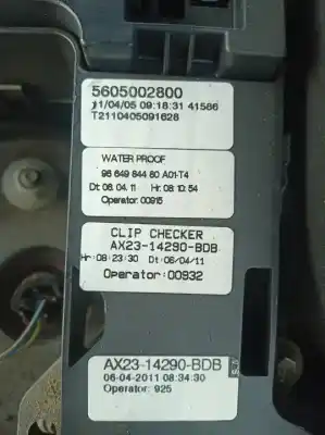 Peça sobressalente para automóvel em segunda mão caixa de fusíveis e relés por jaguar xf 3.0 v6 diesel luxury referências oem iam 5605002800 ax2314290bdb