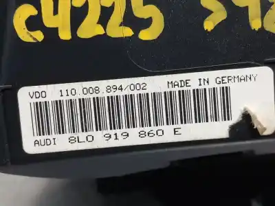 Автозапчасти б/у приборная доска за audi a3 (8l1) 1.6 ссылки oem iam 8l0919860e 110008894  n1.z2.1.6.3