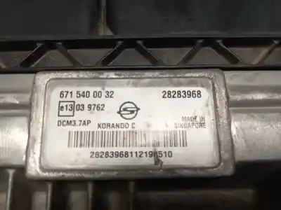 Second-hand car spare part ecu engine control for ssangyong korando crystal 4x2 oem iam references 6715400032 28283968  n1.z2.4.8.1