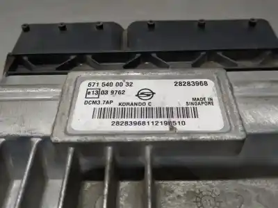 Second-hand car spare part ecu engine control for ssangyong korando crystal 4x2 oem iam references 6715400032 28283968  n1.z2.4.7.4