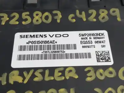 Second-hand car spare part automatic gearbox control unit for chrysler 300 c 3.0 crd oem iam references p05150186ae 5wp20103ndk  n1.z2.4.11.4
