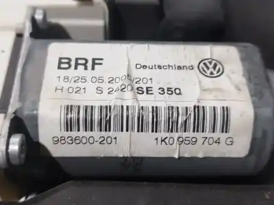 Second-hand car spare part rear right window regulator for seat leon (1p1) 2.0 tdi 16v oem iam references 974647200  n1.z2.18.9.1