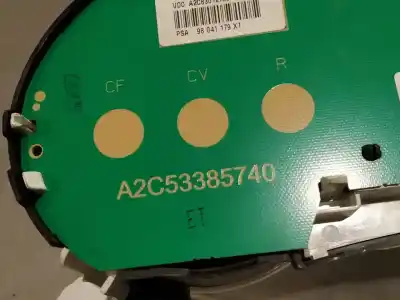 Peça sobressalente para automóvel em segunda mão quadrante por citroen c3 selection 95 cv / 70 kw referências oem iam 98041179xt a2c53385740  n1.z2.1.9.5