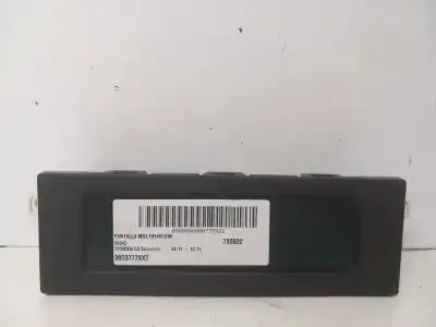 Second-hand car spare part multifunction display for citroen c3 selection 95 cv / 70 kw oem iam references 98037778xt