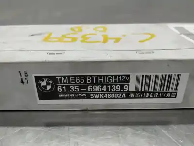 Second-hand car spare part central locking pump for bmw serie 7 (e65/e66) 750i oem iam references 613569641399 5wk48002a  n1.z2.4.2.5