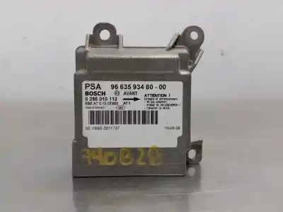 Second-hand car spare part AIRBAG CONTROL UNIT for PEUGEOT 207  OEM IAM references 966359348000 0285010112  N1.Z2 4.5.3