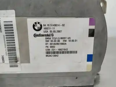 Second-hand car spare part electronic module for bmw serie 7 (e65/e66) 750i oem iam references 84109149614 16921111  n1.z2.4.4.2