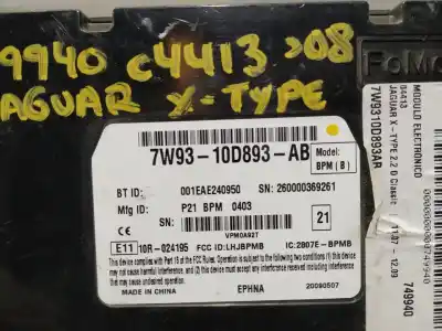 Автозапчастина б/у електронний модуль для jaguar x-type i (x400) 2.2 d посилання на oem iam 7w9310d893ab  n1.z2.4.4.1