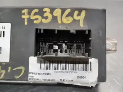 Second-hand car spare part electronic module for bmw serie 7 (e65/e66) 750i oem iam references 3714678059001 00401804a9  n1.z2.4.2.2
