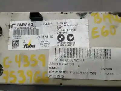 Tweedehands auto-onderdeel antenne versterker voor bmw serie 7 (e65/e66) 750i oem iam-referenties 21367510