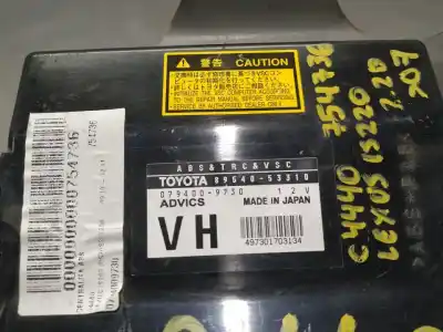 Second-hand car spare part abs control unit for lexus is200 (ds2/is2) 220d oem iam references 8954053310 0794009730  n1.z2.4.7.5