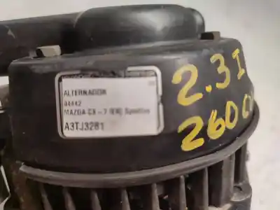 Peça sobressalente para automóvel em segunda mão alternador por mazda cx-7 (er) sportive referências oem iam a3tj3281