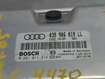Автозапчасти б/у блок управления двигателем за audi a6 c5 avant (4b5) 1.9 tdi ссылки oem iam 038906019ll 0281011214  n1 z2.4.5.4