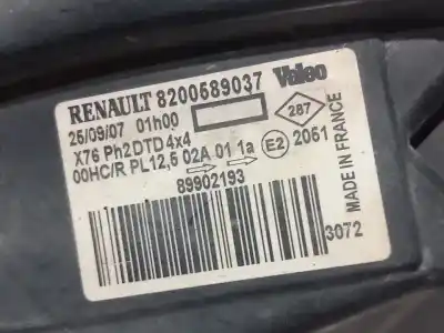 Second-hand car spare part right headlight for renault kangoo (f/kc0) authentique oem iam references   n1.z1.34.3.m Second-hand car spare part right headlight for renault kangoo (f/kc0) authentique oem iam references   n1.z1.34.3.m