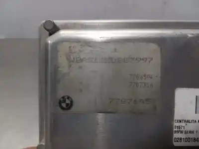 Peça sobressalente para automóvel em segunda mão centralina de motor uce por bmw serie 7 (e38) 740d automático referências oem iam 0281001843 7787316