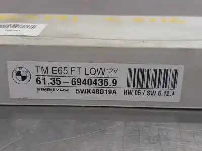 Second-hand car spare part electronic module for bmw serie 7 (e65/e66) 3.0 730d oem iam references 613569404369 5wk48019a