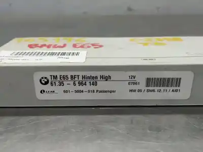 Peça sobressalente para automóvel em segunda mão módulo eletrônico por bmw serie 7 (e65/e66) 730ld 218 cv / 160 kw referências oem iam 61356964140 6964140