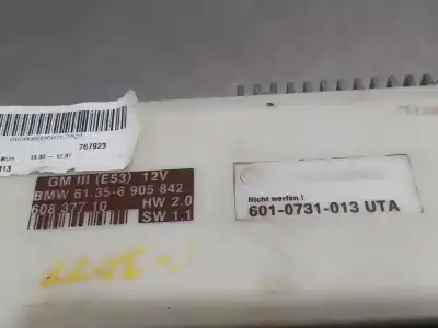 Tweedehands auto-onderdeel lichtregeleenheid voor bmw x5 (e53) 4.4i automático 320 cv / 235 kw oem iam-referenties 60837710 6010731013