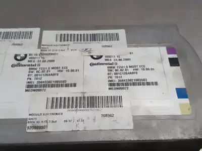Peça sobressalente para automóvel em segunda mão módulo eletrônico por bmw x5 (e70) 3.0sd referências oem iam 920589501 9205895