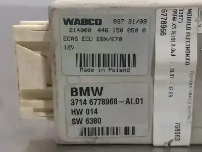 Second-hand car spare part electronic module for bmw x5 (e70) 3.0sd oem iam references 37146778966  n1.z3.cajon.21