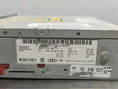 Автозапчасти б/у gps-навигационная система за audi a6 berlina (4f2) 3.0 tdi quattro (165kw) ссылки oem iam 4e0919887c  n1.z3.2.2.3