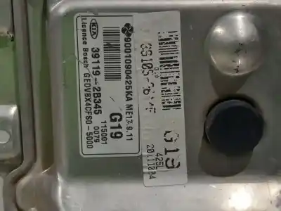 Second-hand car spare part ecu engine control for kia cee'd fastback (ed) 1.4 oem iam references 391192b345 391052b145  n1.z2.4.11.3