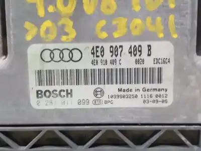 Автозапчасти б/у блок управления двигателем за audi a8 (4e2) 4.0 tdi quattro ссылки oem iam 4e0907409b 0281011099  n1.z2.4.7.4