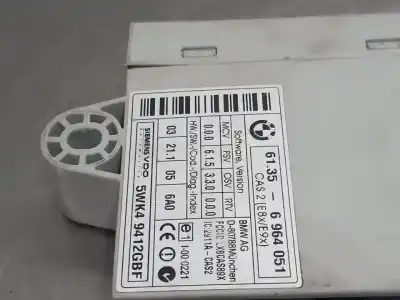 Peça sobressalente para automóvel em segunda mão módulo eletrônico por bmw serie 1 berlina (e81/e87) 118d referências oem iam 61356964051 6964051 5wk49412gbf