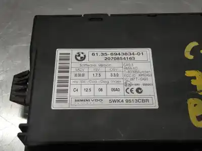 Peça sobressalente para automóvel em segunda mão módulo de confort / bsi /bcm por bmw 3 touring (e91) 320 i referências oem iam 6135694383401 6943834 5wk49513cbr