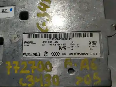 Peça sobressalente para automóvel em segunda mão MÓDULO ELETRÔNICO por AUDI A6 BERLINA (4F2)  Referências OEM IAM 4E0035729 4E0910729Q  N1.Z2.4.8.1