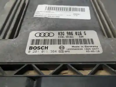 Second-hand car spare part ecu engine control for audi a3 (8p1) 2.0 tdi 16v oem iam references 03g906016g 0281011364  n1.z2.4.5.4
