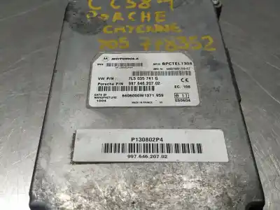 Peça sobressalente para automóvel em segunda mão módulo eletrônico por porsche cayenne (typ 9pa) 4.5 v8 turbo cat 450 cv / 331 kw referências oem iam 7l5035741g 99764620702  n1.z2.4.7.5