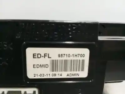 Second-hand car spare part multifunction display for kia cee´d active oem iam references 957101h700  n1.z2.8.7.2