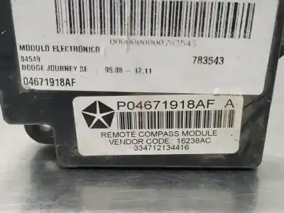 Автозапчасти б/у электронный модуль за dodge journey van (jc) 2.0 crd ссылки oem iam 04671918af  