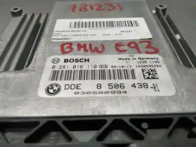 Second-hand car spare part ECU ENGINE CONTROL for BMW SERIE 3 CABRIO (E93)  OEM IAM references 850643801 0281016110  N1.Z2.4.1.4