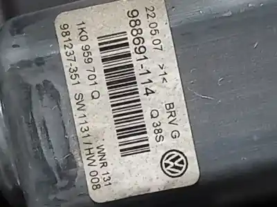 Автозапчасти б/у регулятор стекла переднего левого за volkswagen passat b6 variant (3c5) 2.0 tdi 16v ссылки oem iam 3c1837755l