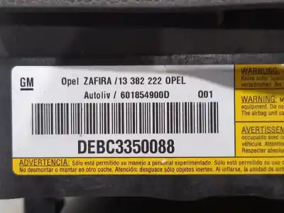 Second-hand car spare part FRONT LEFT AIR BAG for OPEL ZAFIRA B  OEM IAM references GYN2X13KEKE 601854900 D  N1.Z2.7.7.2
