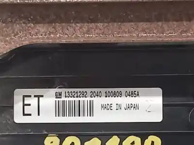 Second-hand car spare part audio system / radio cd for opel insignia a sedán (g09) 2.0 cdti (69) oem iam references 13321292  n1.z2.8.2.3