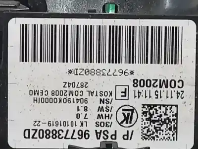 Автозапчастина б/у УПРАВЛІННЯ СВІТЛОМ для CITROEN C3  Посилання на OEM IAM 96773880  N1.Z1.30.4.M