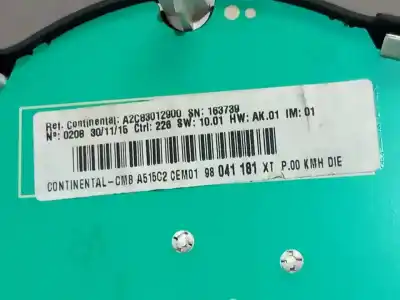 Peça sobressalente para automóvel em segunda mão quadrante por citroen c3 collection 99 cv / 73 kw referências oem iam a2c83012900  n1.z2.1.8.4