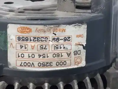 Second-hand car spare part alternator for smart coupe edition bluemotion oem iam references a1601540101  n1.z1.40.4.m