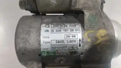 Peça sobressalente para automóvel em segunda mão motor de arranque por smart coupe edition bluemotion referências oem iam a0051512601  n1.z1.25.1.a
