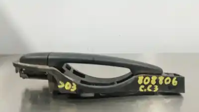 Peça sobressalente para automóvel em segunda mão puxador exterior frente direito por citroen c3 pluriel 1.4 referências oem iam 9650444380