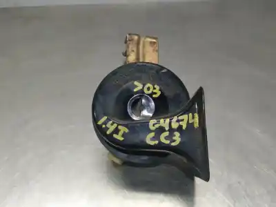 Peça sobressalente para automóvel em segunda mão buzina / sirene por citroen c3 pluriel 1.4 referências oem iam 0092018