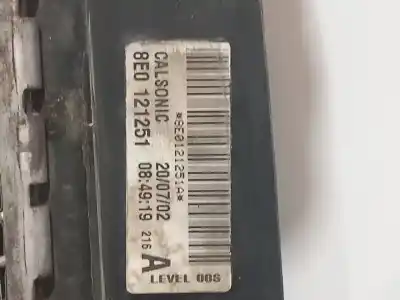 Peça sobressalente para automóvel em segunda mão RADIADOR DE ÁGUA por AUDI A4 B6 (8E2)  Referências OEM IAM 8E0121251  N2.Z1.42.4.2