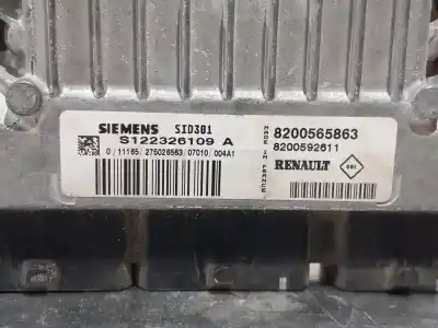 Second-hand car spare part ECU ENGINE CONTROL for RENAULT SCENIC II  OEM IAM references 8200565863 8200592611 S122326109A  N1.Z2.4.4.4